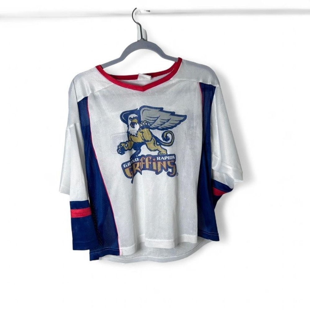 Vintage Grand Rapids‎ Griffins white hockey jersey #hockey #sportsweare